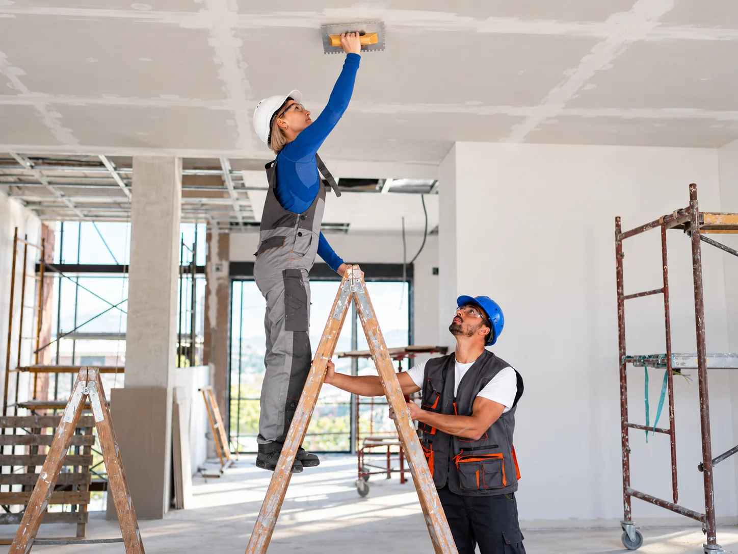 Ceiling and surface finishing